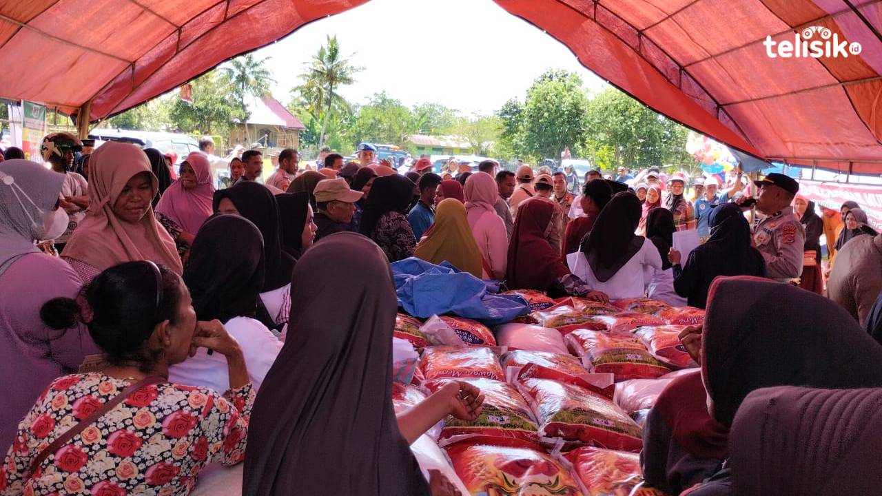 Masyarakat Lawa Raya Padati Pasar Murah