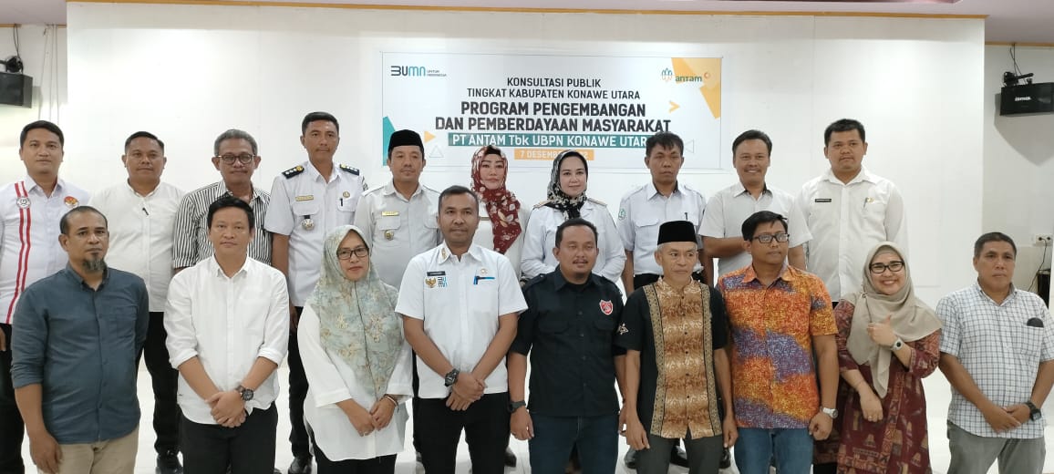 PT Antam Komitmen Berdayakan Masyarakat Sekitar Tambang Konawe Utara