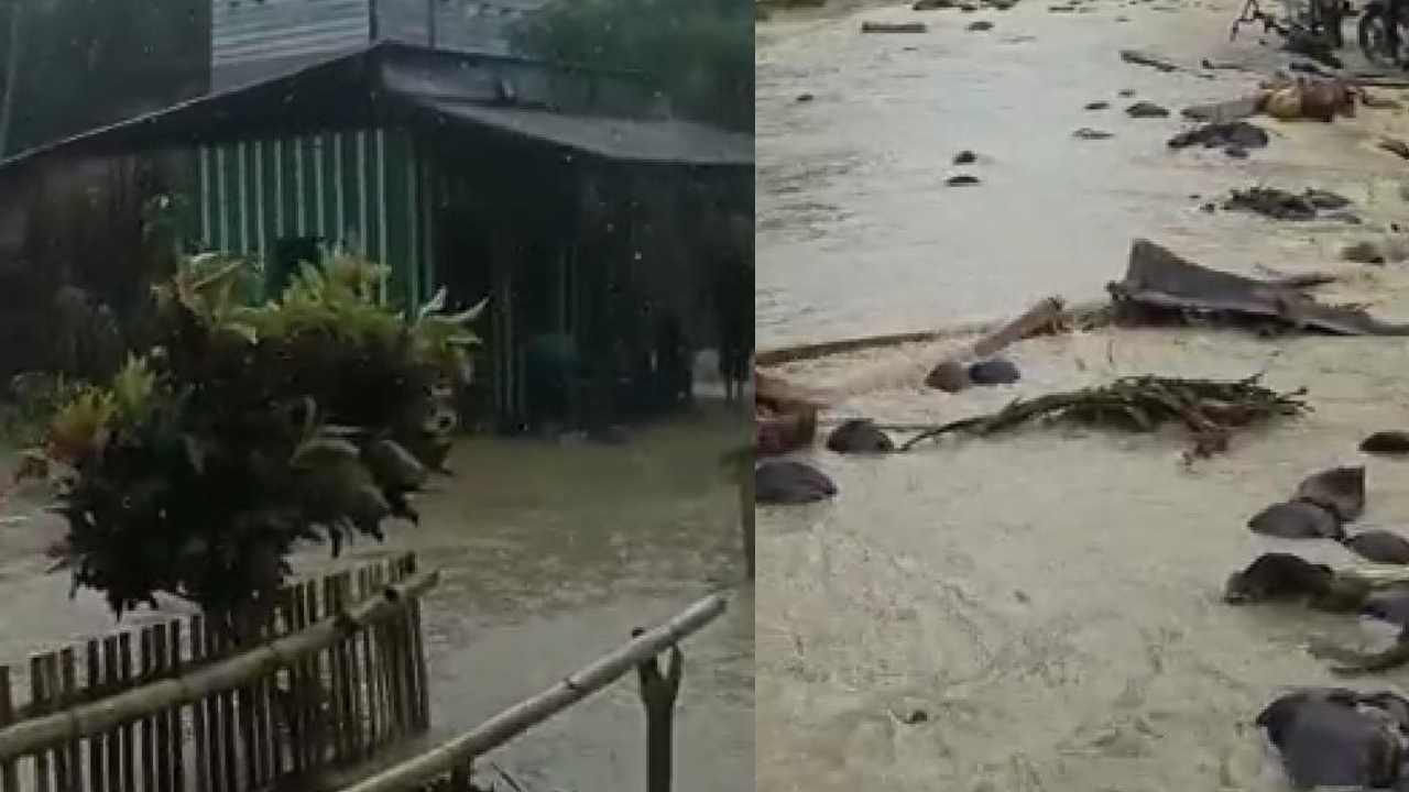 Rumah Terendam dan Hasil Panen Hanyut Akibat Banjir di Bombana