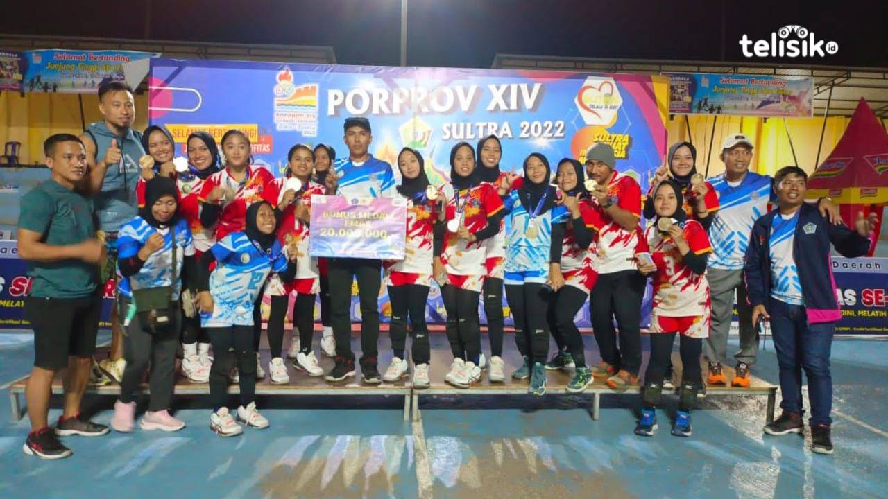 Tim Volly Putri Muna Barat Ditaklukkan Kota Kendari