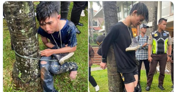 Viral Video Perundungan Pelaku Pelecehan di Gundar Hingga Dicekoki Air Kencing