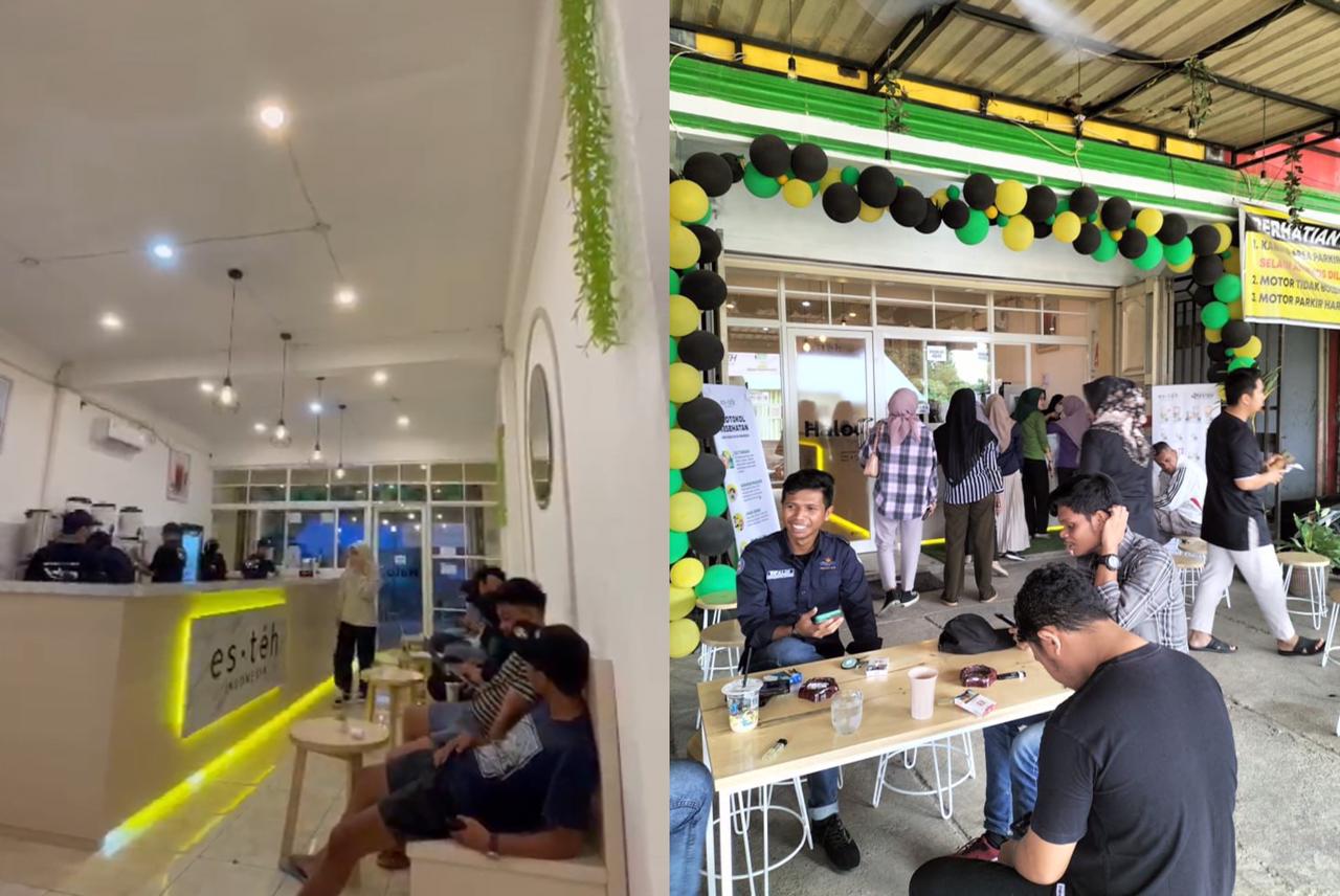 Wajib Coba Nongkrong di Outlet Es Teh Indonesia Pertama di Kendari