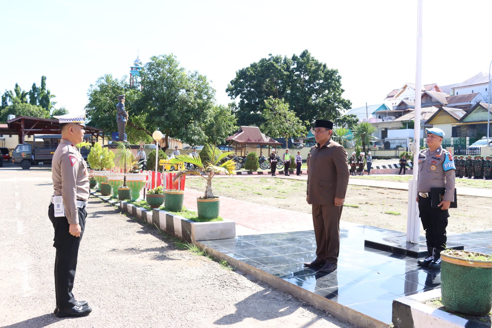 Wali Kota Baubau Pimpin Gelar Pasukan Ops Lilin Anoa 2022