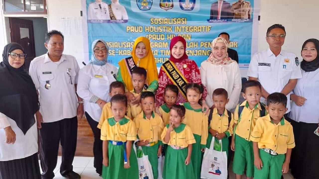 Bunda PAUD Kolaka Timur Kunjungi Sejumlah TK