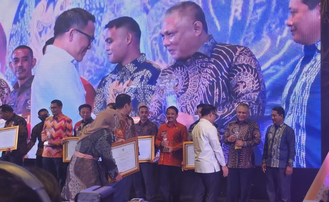 Bupati Konawe Terima Penghargaan Desa Cantik 2022
