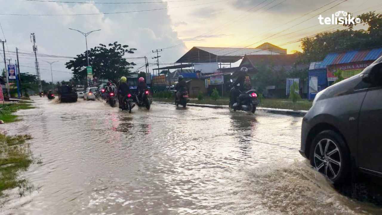 Sejumlah Jalan di Kota Kendari Kembali Direndam Banjir
