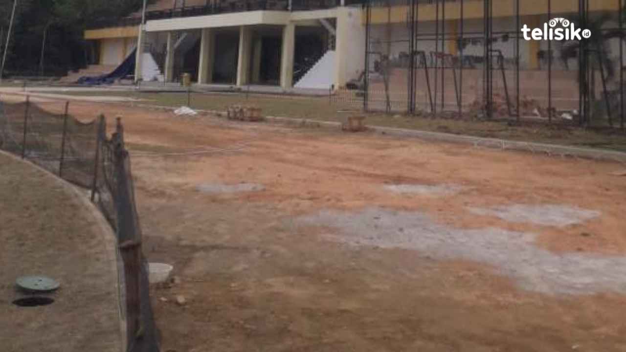 Stadion UHO Ganti Rumput Standar FIFA