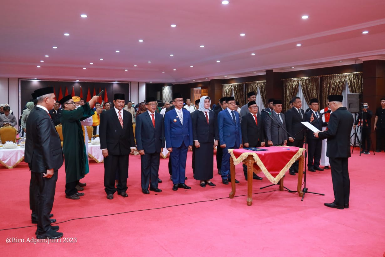 19 Pejabat Lingkup Pemprov Sulawesi Tenggara Dimutasi, Ini Daftarnya