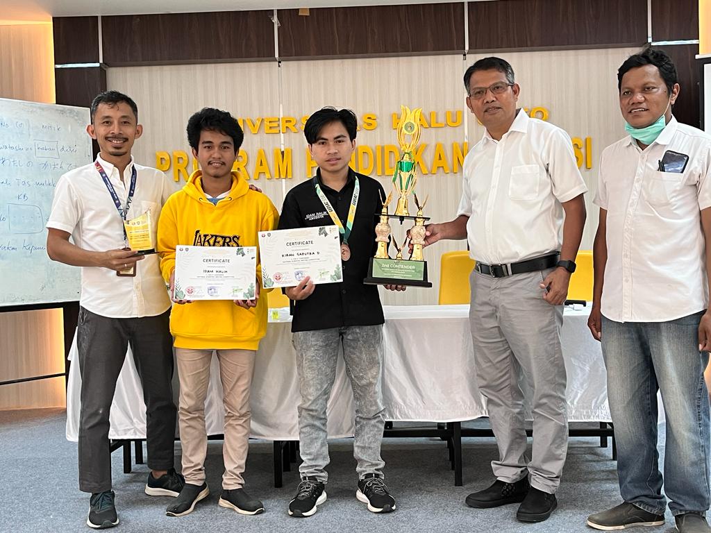 2 Mahasiswa Vokasi UHO Raih Juara Tingkat Nasional