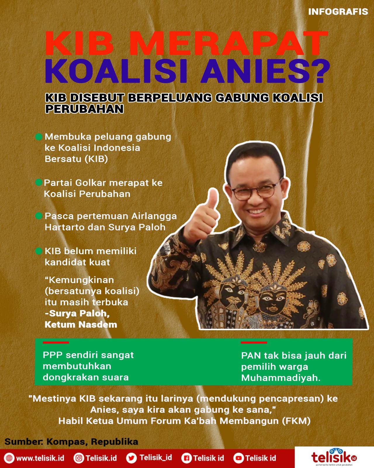 Infografis: KIB Berpeluang Gabung Koalisi Perubahan