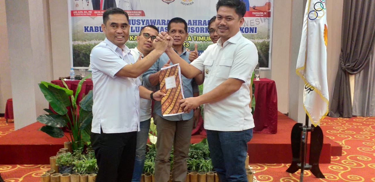 Aklamasi, Abdul Azis Terpilih Ketua KONI Kolaka Timur
