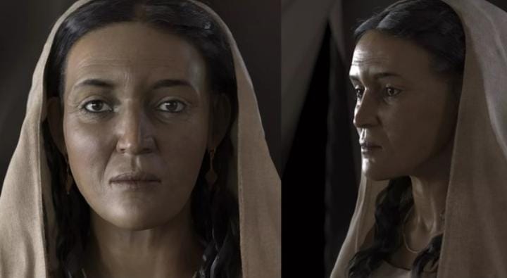 Ilmuwan Rekonstruksi Wajah Wanita di Peradaban Nabatabean Berusia 2000 Tahun