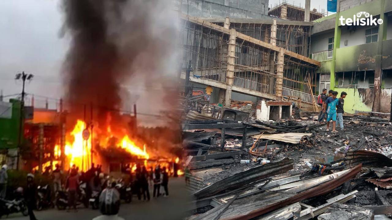 Kios, Bengkel dan Gudang di Kendari Terbakar, Kerugian Ditaksir Ratusan Juta Rupiah