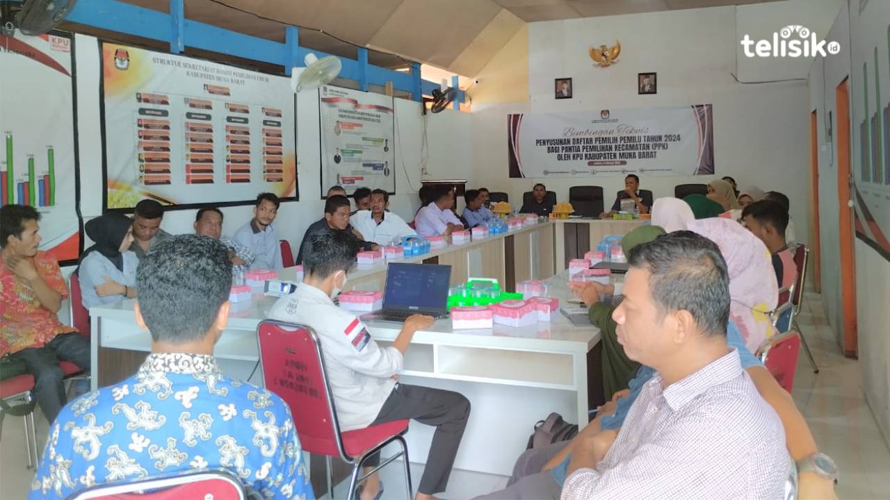 KPU Muna Barat Bimtek Berjenjang Badan Ad Hoc