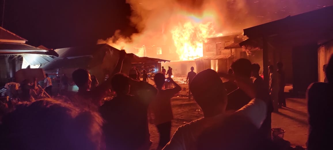 Pasar di Bombana Hangus Terbakar, Kerugian Ditaksir Rp 10 Miliar