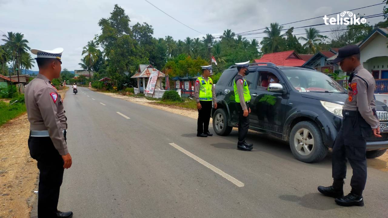 Puluhan Pelanggar Lalu Lintas di Kolaka Timur Kena Tilang