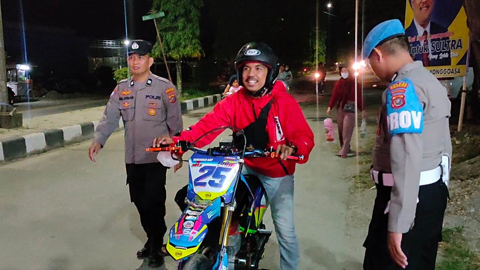 Puluhan Sepeda Motor Knalpot Bising Terjaring Razia di Konawe