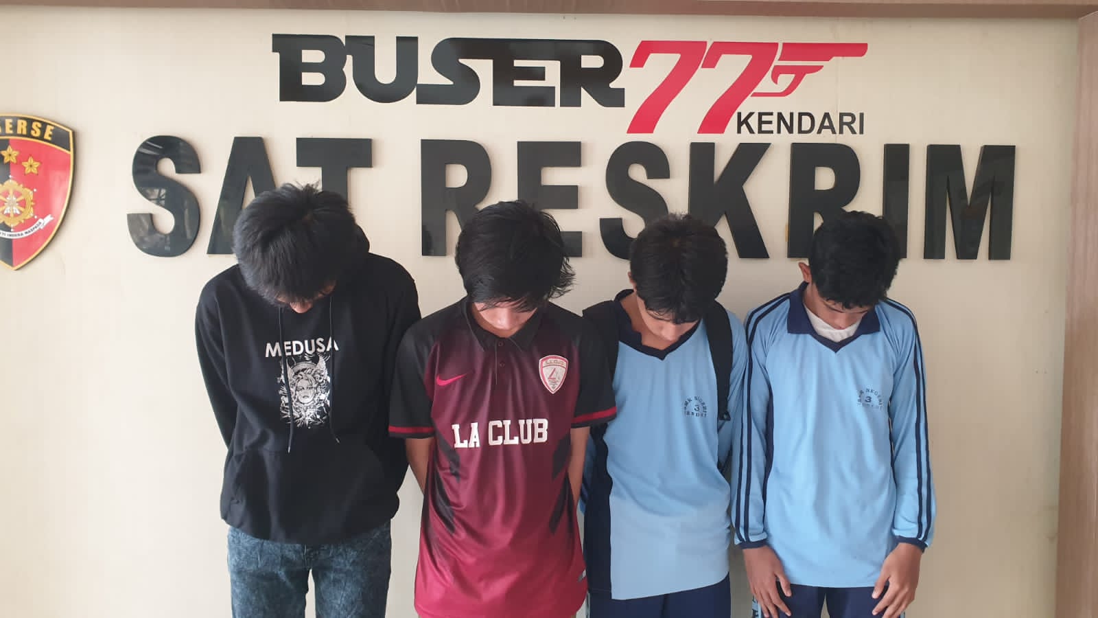 Sejumlah Pelajar SMA di Kendari Diamankan Polisi Gegara Terlibat Tawuran