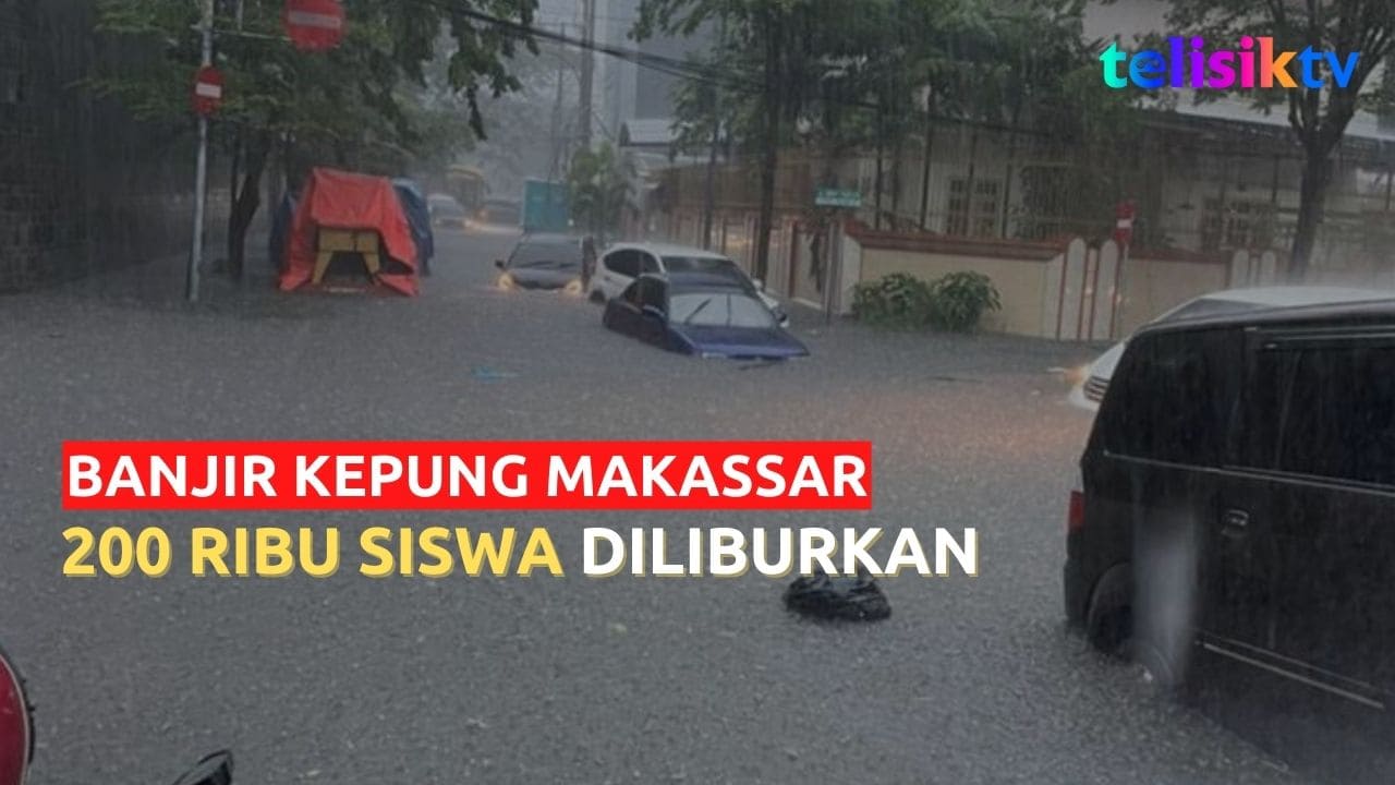 Video: Akibat Hujan Deras, Seluruh Kota Makassar Dikepung Banjir