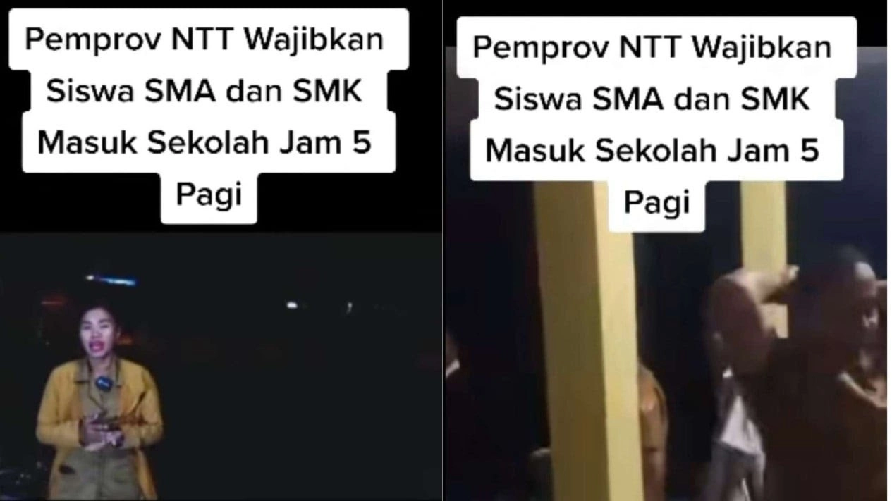 Viral: Pelajar di NTT Wajib Masuk Sekolah Pukul 5 Pagi, Siswa Hadir Cuma 1 Orang