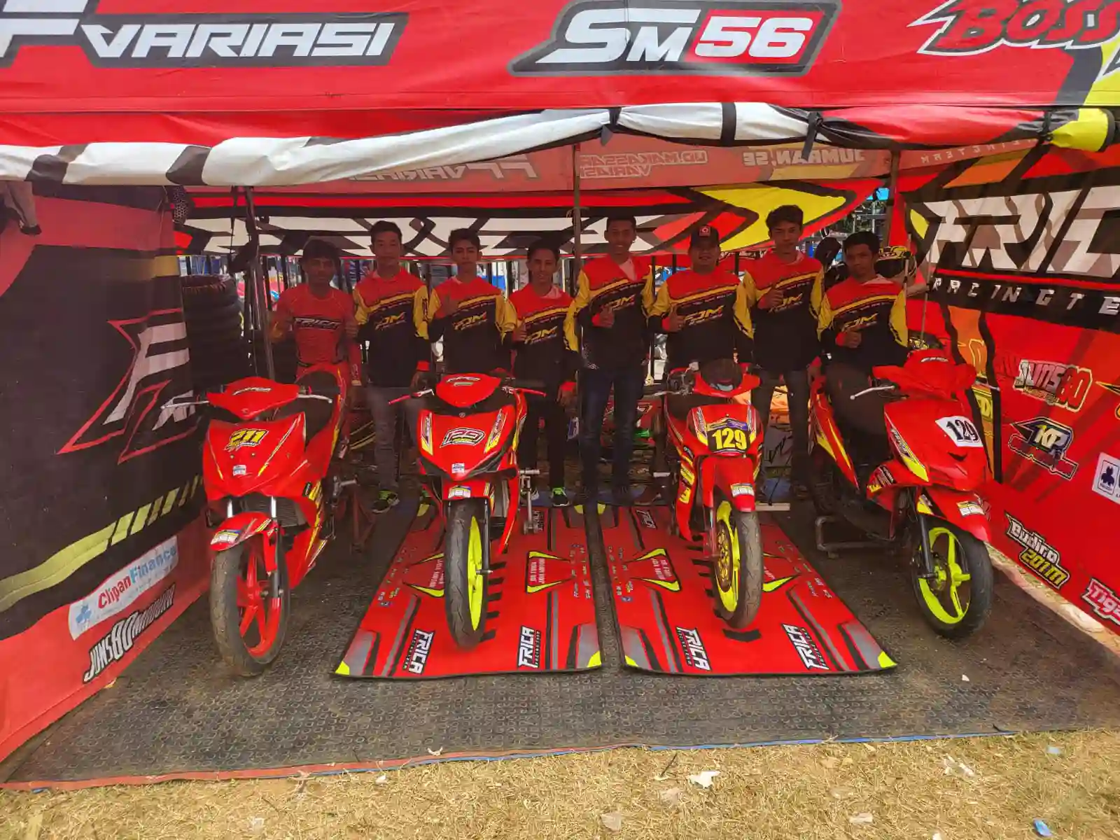 Frica Racing Team Siap Tempur di Balap Motor HUT Konawe 2023