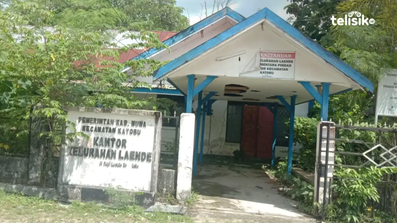 Kantor Rusak Parah, Pelayanan Kelurahan Laende Numpang di Kecamatan Katobu