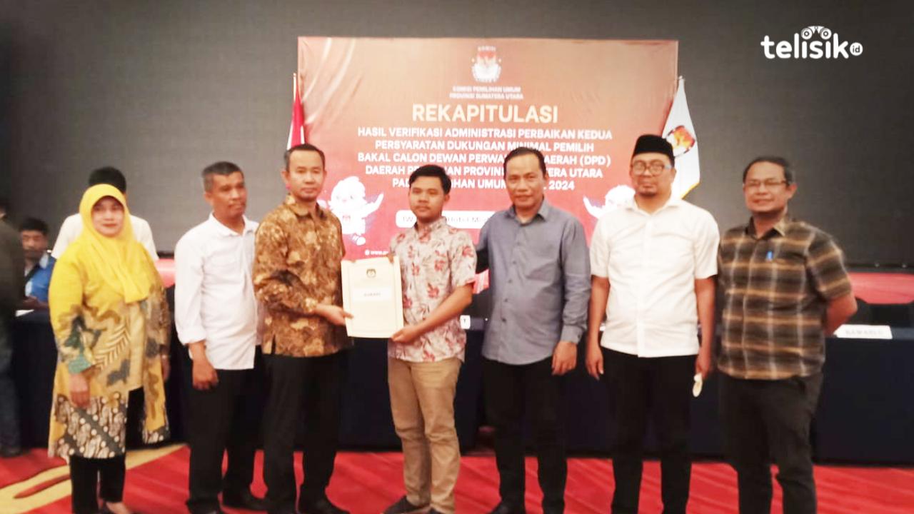 Ketua Sedulur Jokowi Sumatera Utara Dinyatakan Memenuhi Syarat Ikut Tahap Pencalonan DPD RI