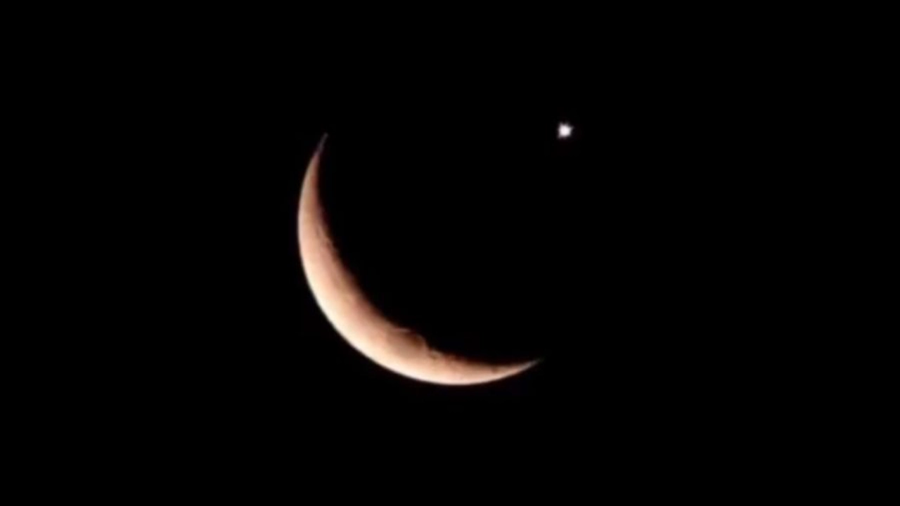 Konjungsi Bulan Venus Viral Jadi Bahan Perbincangan Pecinta Langit Kendari