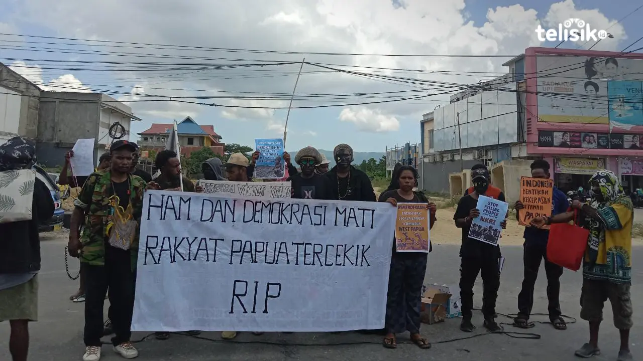 Mahasiswa Papua di Kota Kendari Suarakan Kebebasan Menentukan Nasib Sendiri 