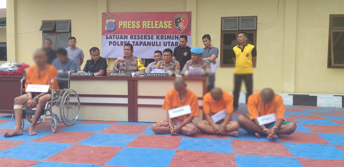 Otak Pelaku Pembunuhan di Tapanuli Utara Ditembak Polisi