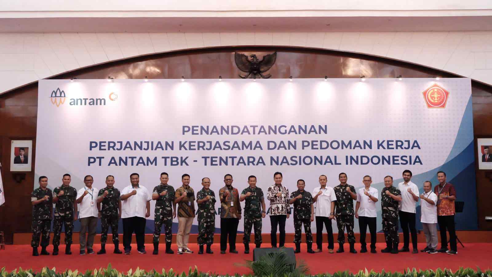 Usai Polri, Kini Antam Ajak TNI Jaga Obvitnas
