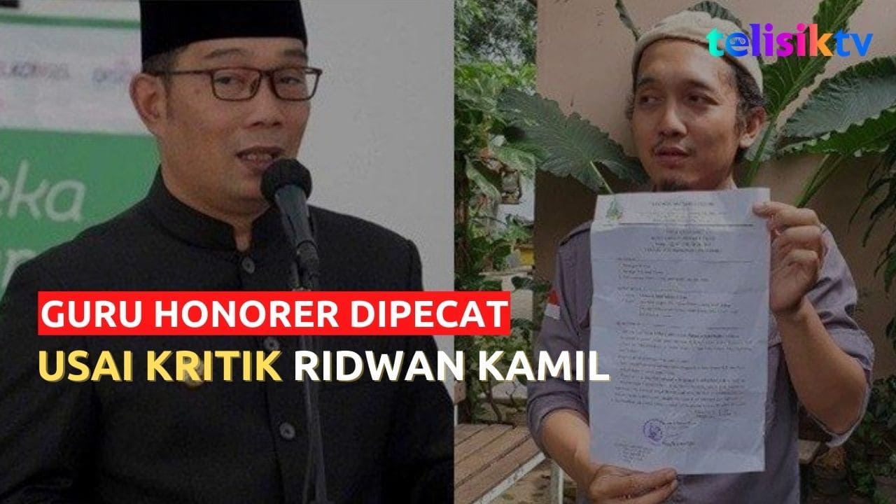 Video: Guru Honorer Dipecat Usai Kritik Ridwan Kamil Pakai Kata Maneh