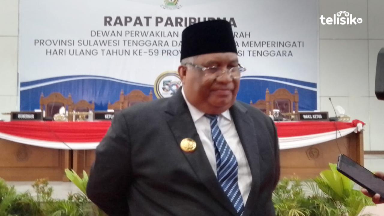 Ali Mazi Beber Prestasi saat Rapat Paripurna HUT Sulawesi Tenggara