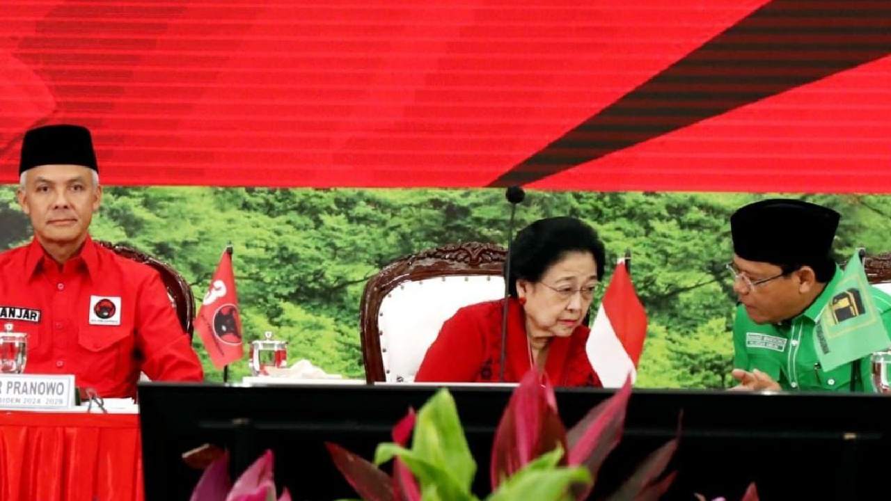 Elite PPP Bertemu Megawati Sodorkan Nama Cawapres, Ganjar Pranowo Senyum Lebar