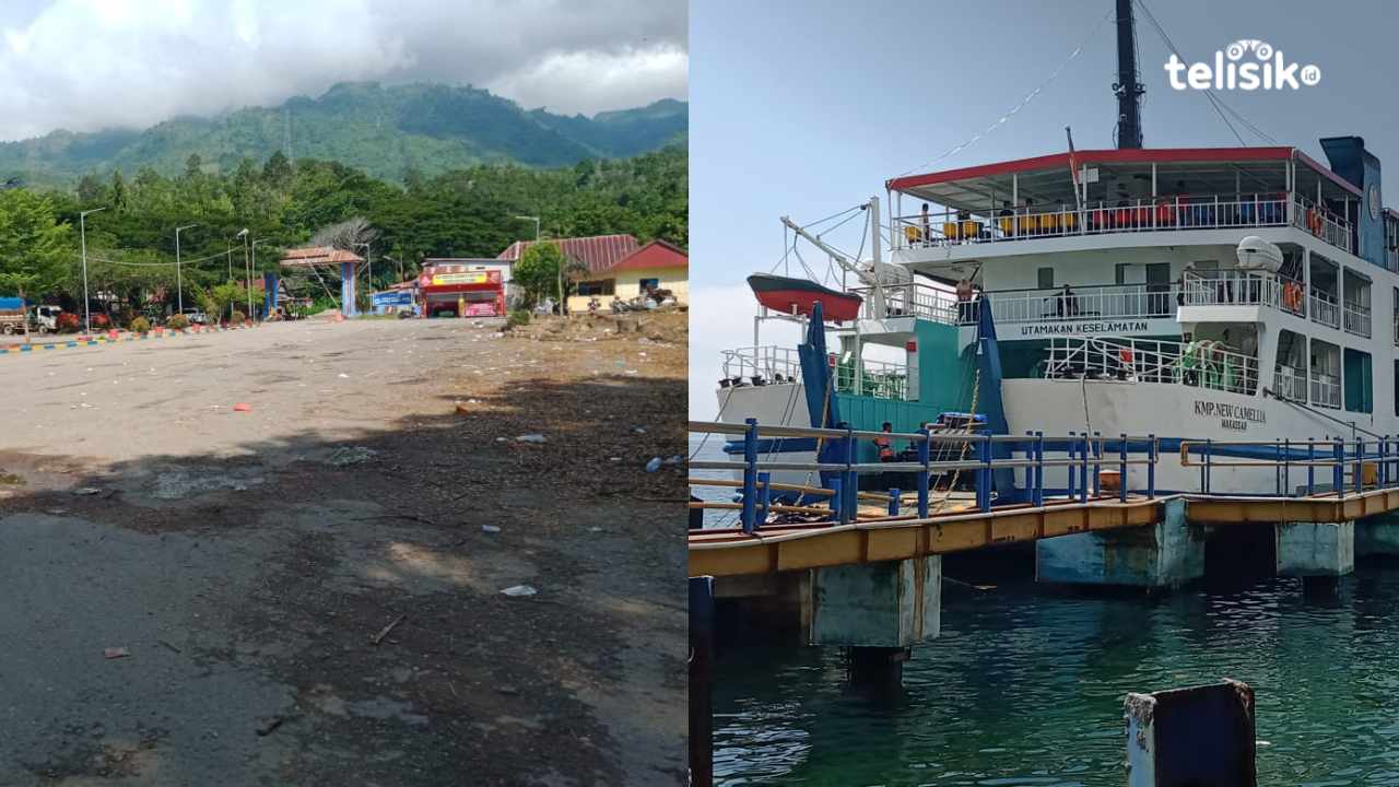 H-1 Idul Fitri Kondisi Arus Mudik di Pelabuhan Tobaku Kolaka Utara Normal