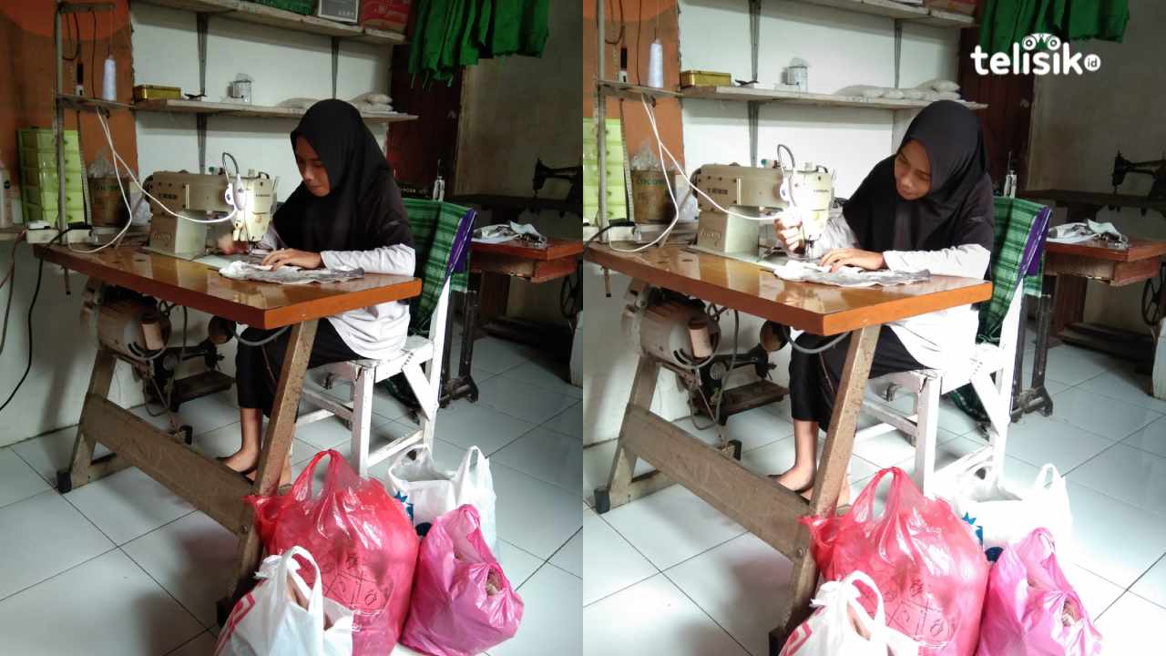 Hingga H-1 Lebaran Para Penjahit Terus Kebanjiran Order