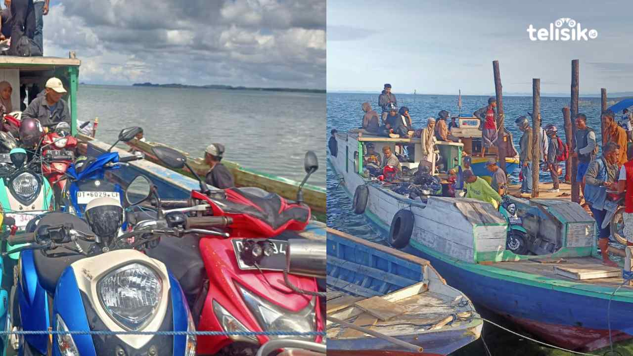 Jasa Penyeberangan Ketinting Pelabuhan Tampo-Lainea Capai Rp 10 Juta Per Hari saat Lebaran