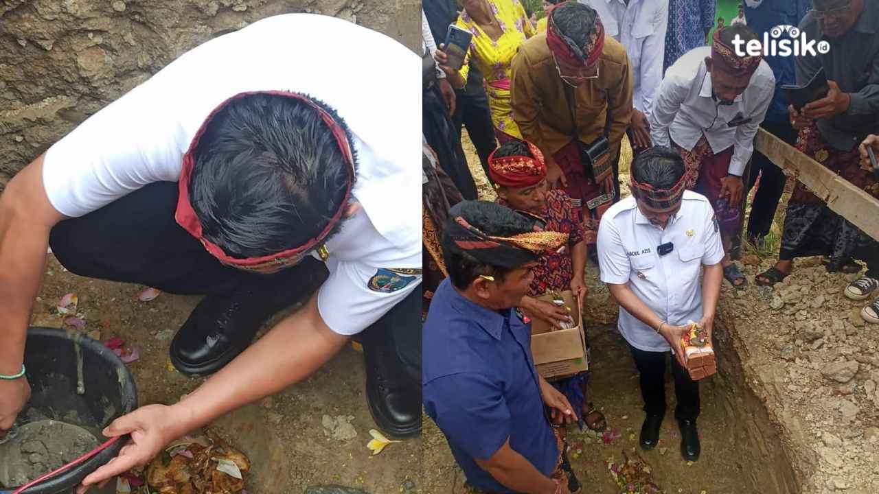 Pembangunan Wantilan Desa Adat Eka Buana Kolaka Timur Dimulai