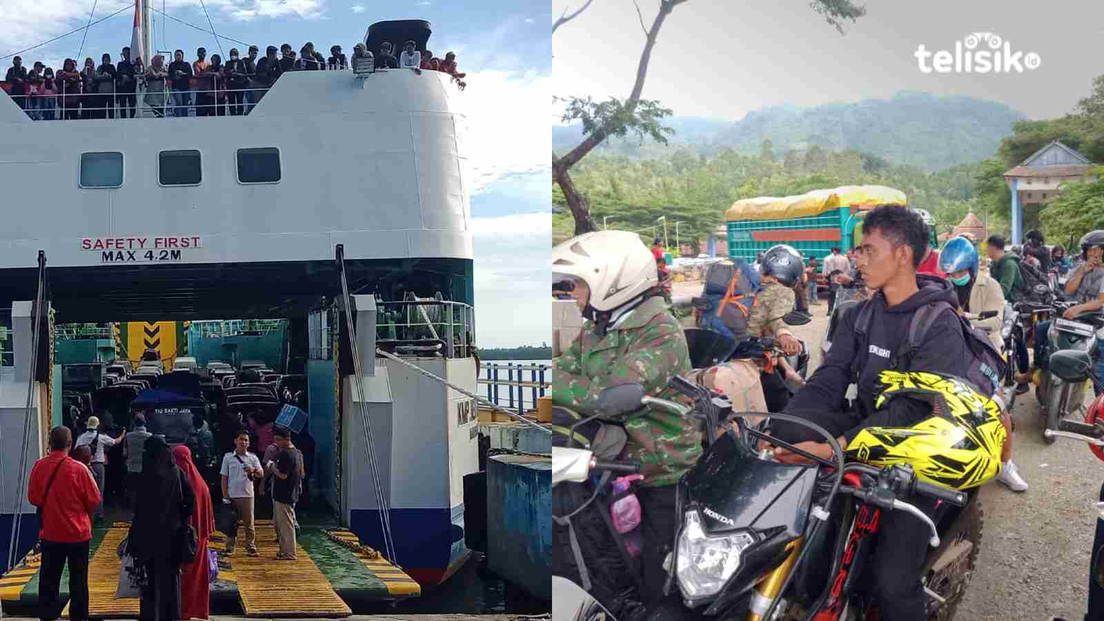 Ribuan Orang Mudik Melalui Pelabuhan Penyeberangan Lintas Tobaku-Siwa Kolaka Utara