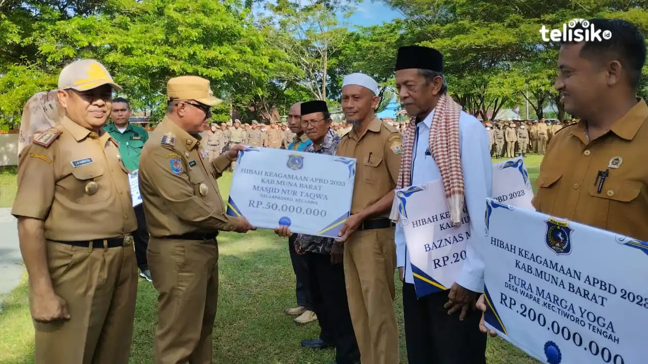Rp 2,2 Miliar Dana Hibah Rumah Ibadah di Muna Barat 
