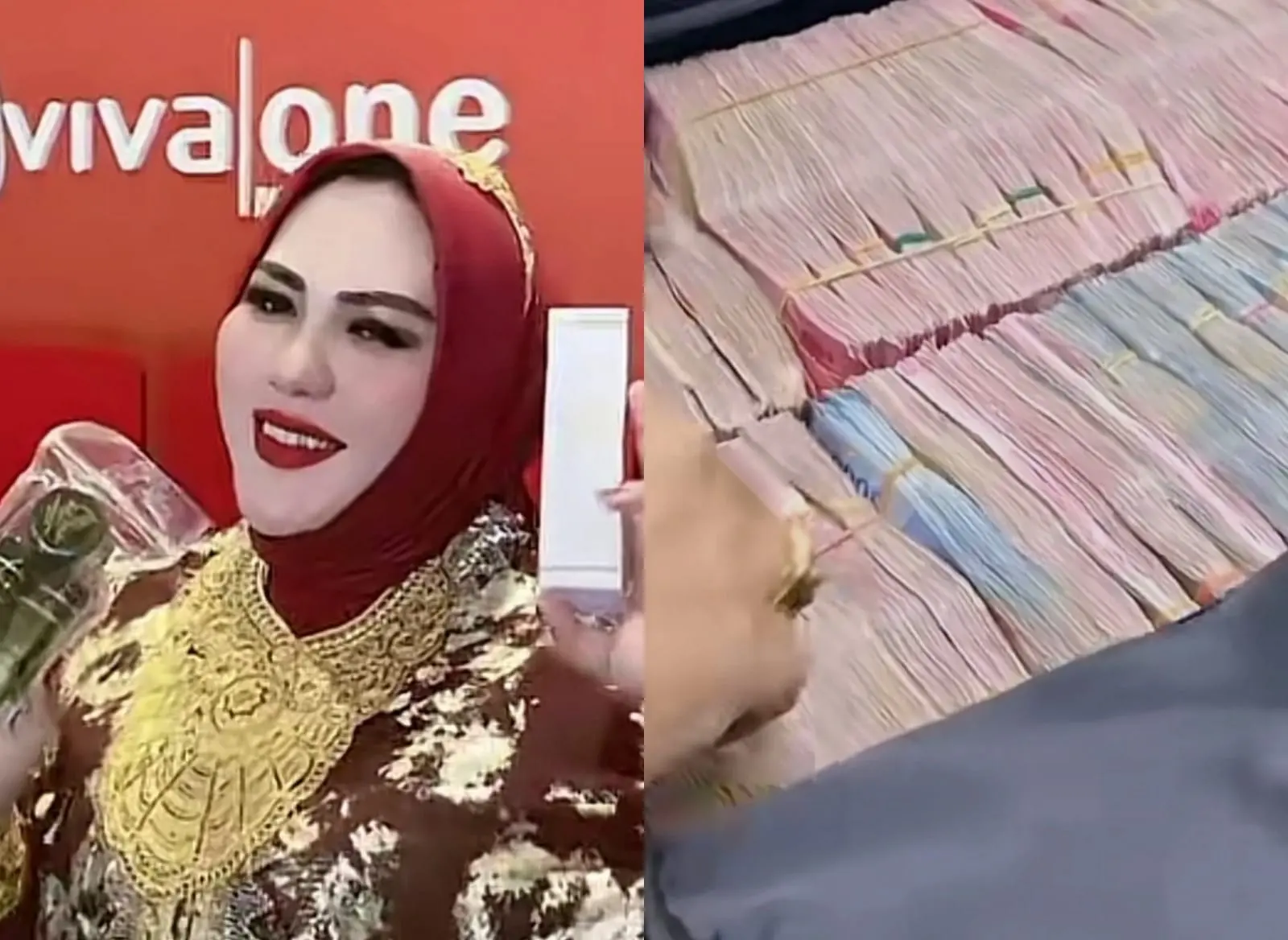 Tak Puas Tas Setengah Miliar, Mira Hayati Bawa Uang Sekoper Borong Emas Lagi