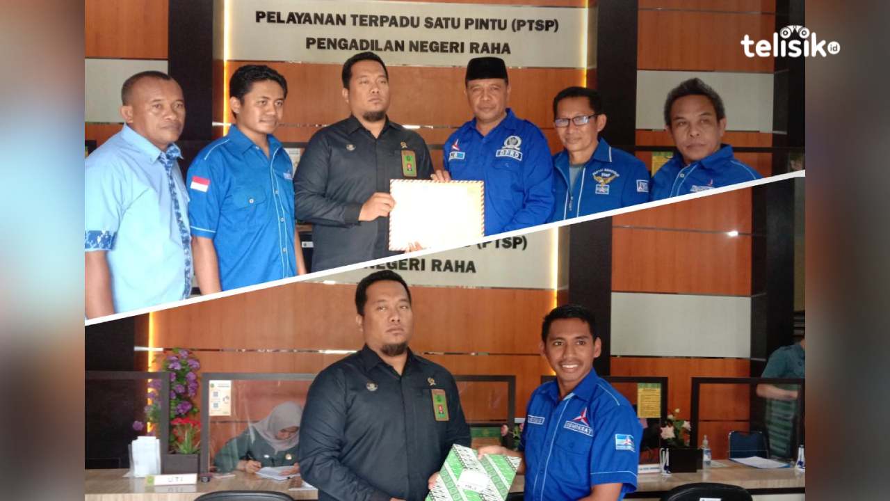 Tiga DPC Demokrat Serahkan Surat Perlindungan Hukum di PN Raha