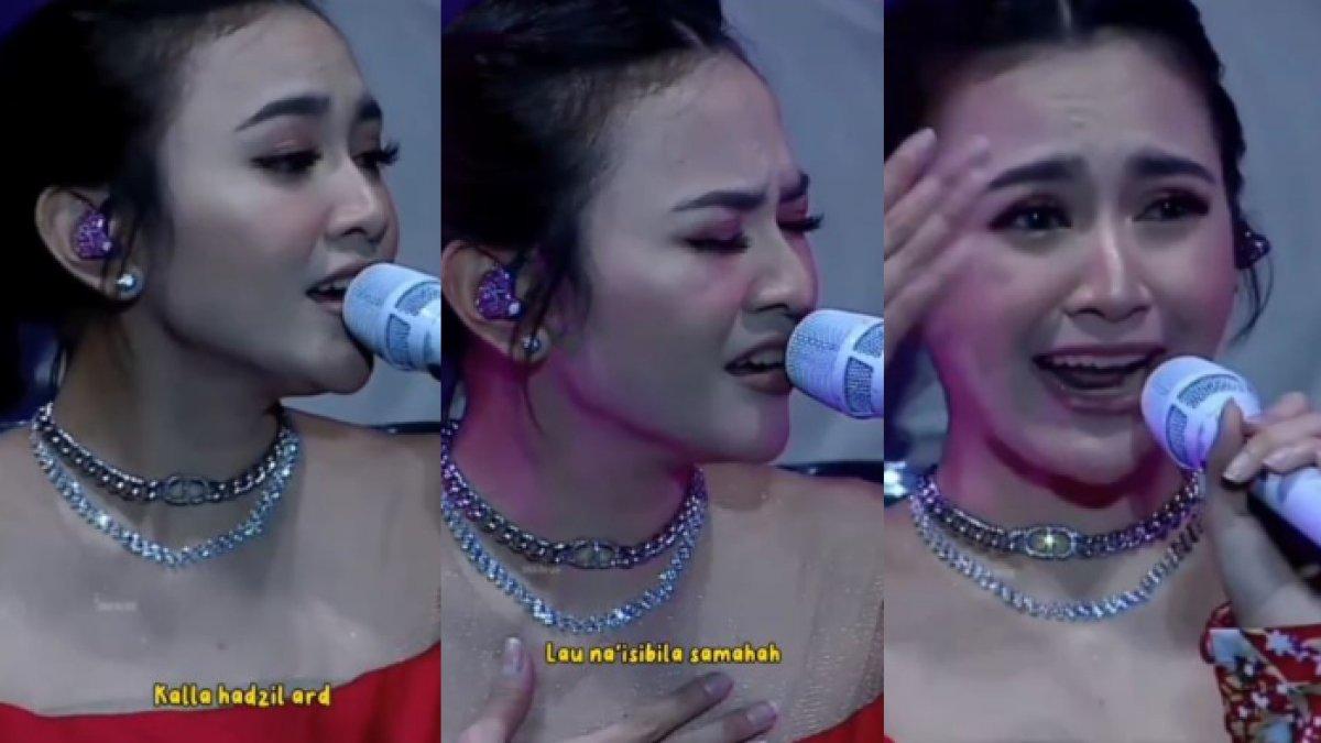 Viral: Tangis Mahalini Nyanyi Lagu Deen Assalam Walau Non Muslim, Gemetar Takut Salah