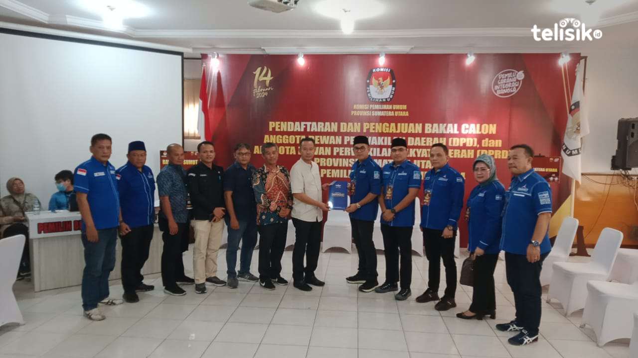 100 Bacaleg Partai Demokrat Sumatera Utara Siap Bersaing di Pemilu 2024