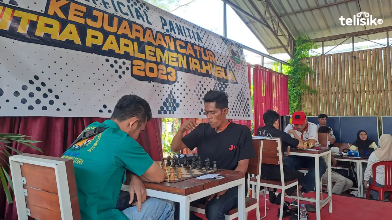 286 Peserta Ikut Turnamen Catur Mitra Parlemen Hugua Cup