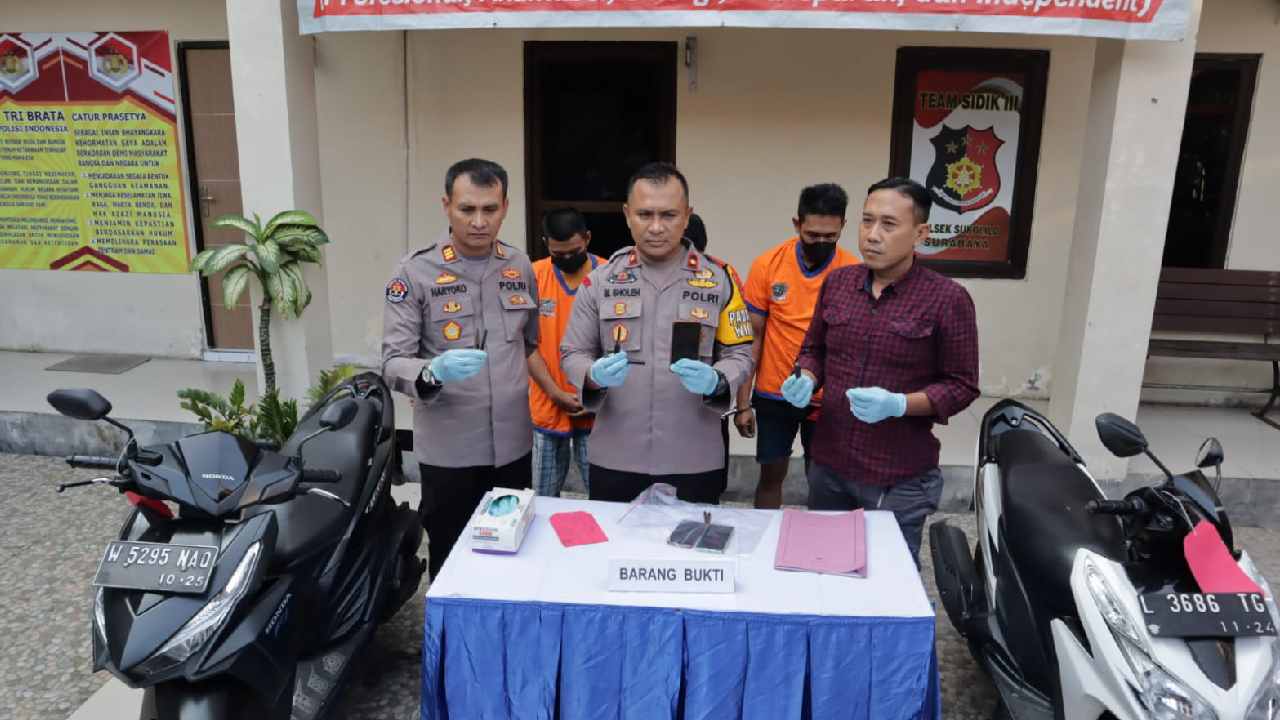 Beroperasi 15 Lokasi, Dua Bandit Ini Dibekuk di Surabaya