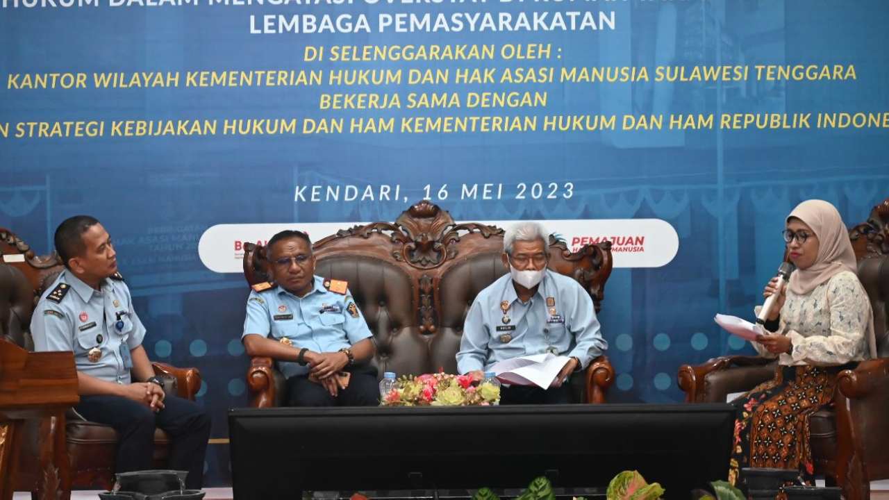 Kanwil Kemenkumham Sulawesi Tenggara Sosialisasi Hasil Analisis Strategi Kebijakan Pembaharuan