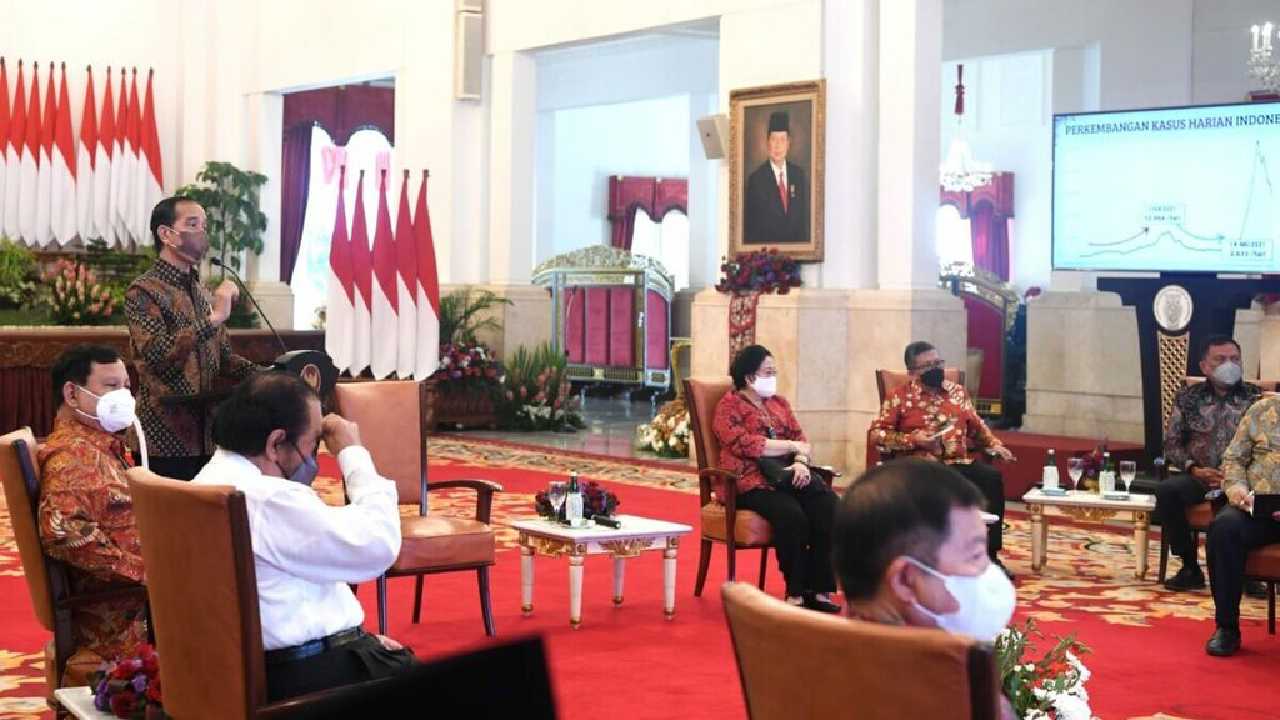 Ketum Parpol Kumpul di Istana, Megawati dan Prabowo Ikutan, Surya Paloh Tak Diundang