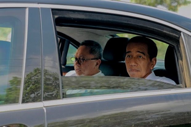 Muka Asem Jokowi Injak Jalan Dajjal di Lampung, Orang Hamil Lewat Sini Langsung Melahirkan