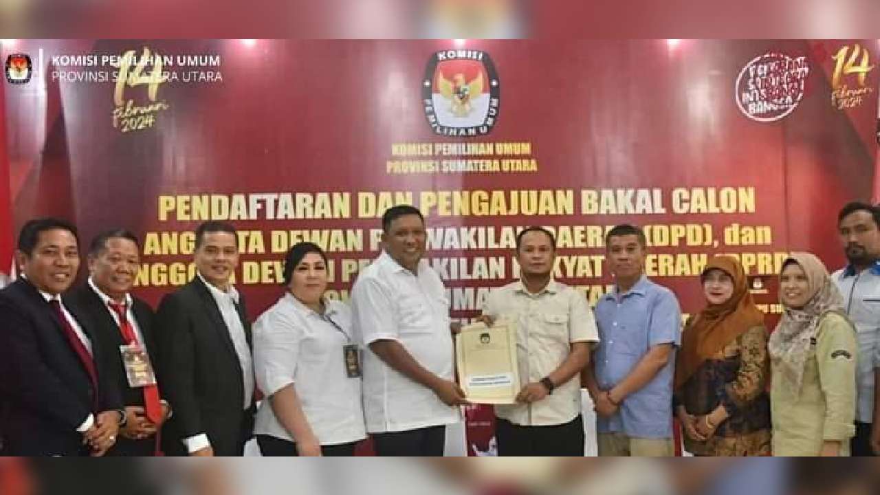 Narapidana Sabam Manalu Daftar Calon DPD RI 2024-2029, KPU Sumatera Utara Angkat Bicara